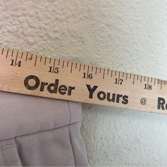 NWT House of CB Alivia BEIGE LOOSE FIT TROUSERS straight leg minimalist size M - Picture 15 of 16